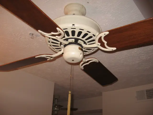 Why do ceiling fans get dusty?