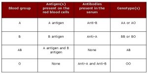 Difference between Genotype and Blood Group