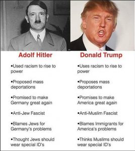 Similarities between Trump and Hitler